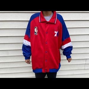 46ers NBA vintage Polo button up Sweater